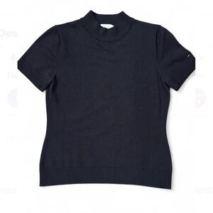 Milly Black Short Sleeve Top Excellent Condition Size Small